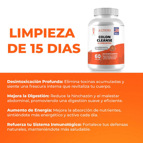 Colón Cleanse - Limpia y Renueva tu cuerpo en 15 días
